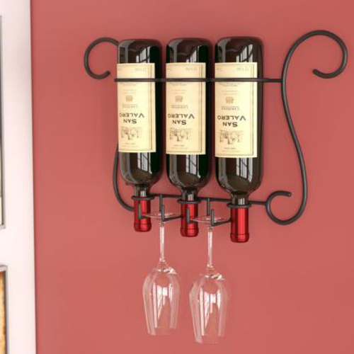 Stylish Wall Hanging Wine Holder