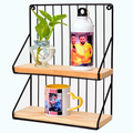 2 tier wall shelf simple
