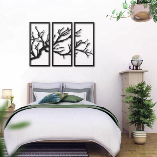 Tree of Life 3 Pieces Metal Wall Art
