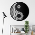 Yin Yang Metal Wall Art
